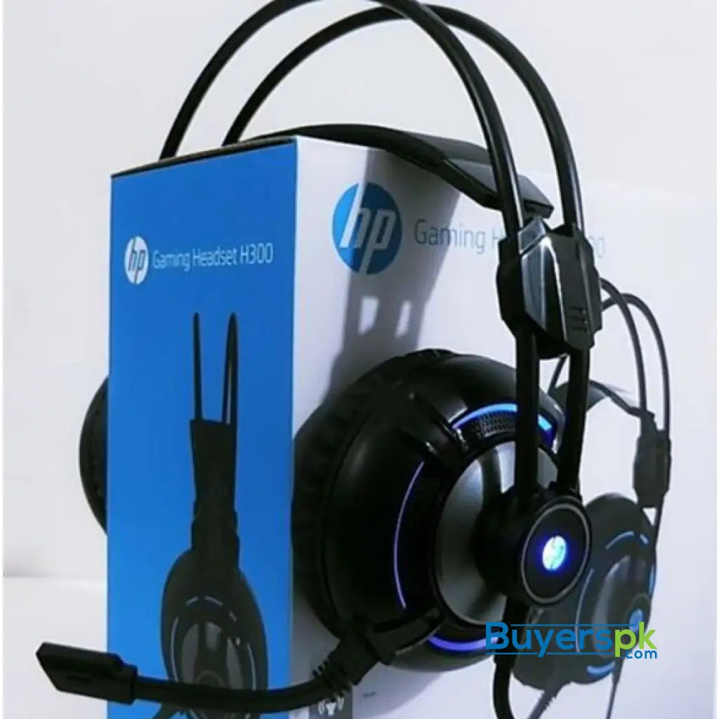 HP H300 USB 3.5mm Wired 4D Stereo Gaming Headphone Headset with Microphone - Headset HP H300 USB 3.5mm Wired 4D Stereo Gaming Headphone Headset with Microphone - Headset